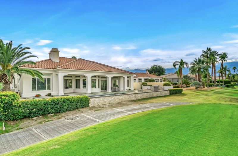 Rear of the home from the golf course